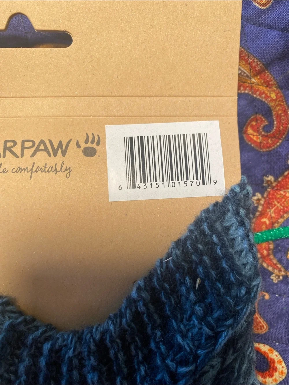 BearPaw  Cable Knit Boot Toppers shades of blue